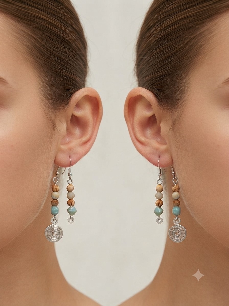 Snail Earrings No. 00000035 — View 2