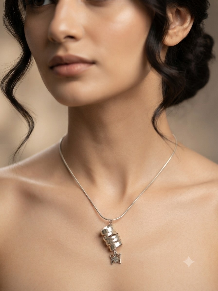 Necklace No. 00000083 — Butterfly, View 2